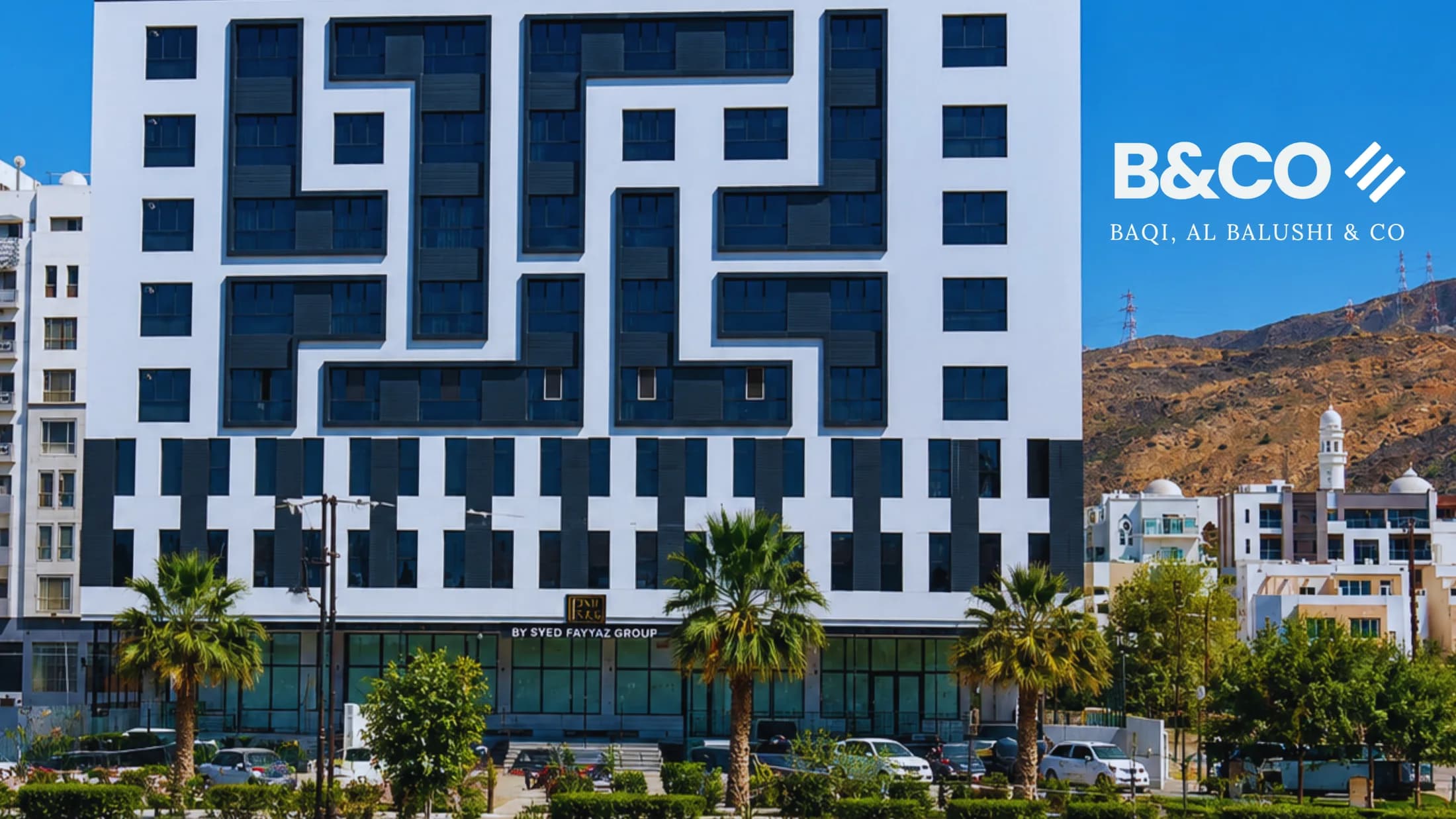 The 1ONE SFG Building in Madinat Sultan Qaboos, Muscat, where the firm's office is located