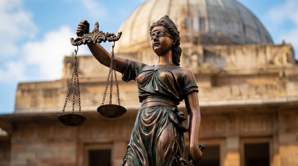 Lady Justice Symbolizing Law and Order